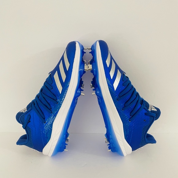 ADIDAS AFTERBURNER 6 SPEED BLUE BASEBALL CLEATS G27656 MEN'S Size 7 Blue - Picture 5 of 5